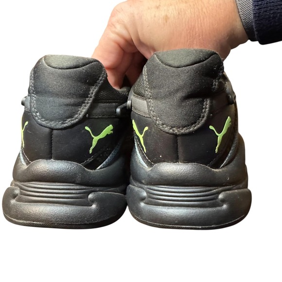 Puma RS Connect Drip Shoes Mens Size 11 Black Lime Blue Sneakers 38566101 - Picture 8 of 11